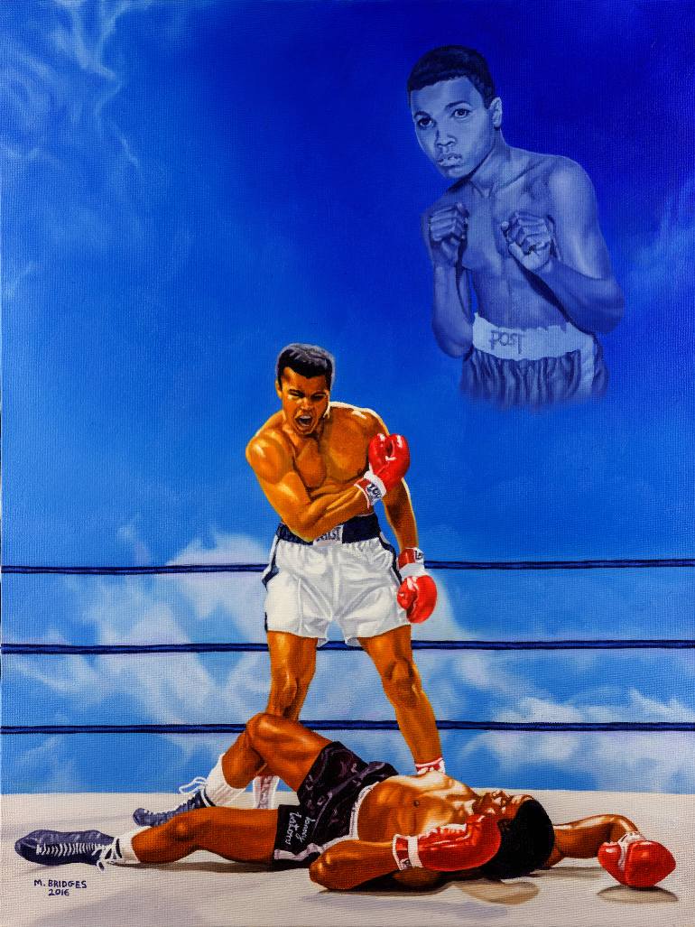 Muhammad Ali Painting at PaintingValley.com | Explore collection of ...