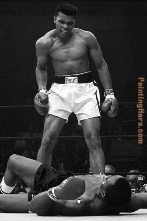 482x723 Unknown Artist Muhammad Ali Painting Anysize 50% Off - Muhammad Ali Painting