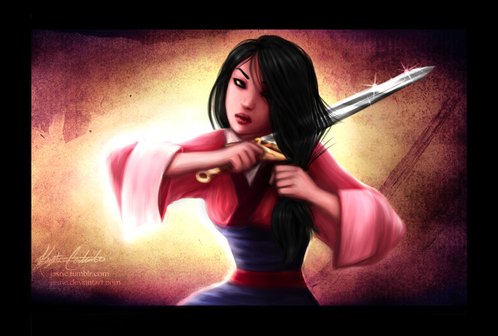 1024x691 Mulan By Jasric - Mulan Painting