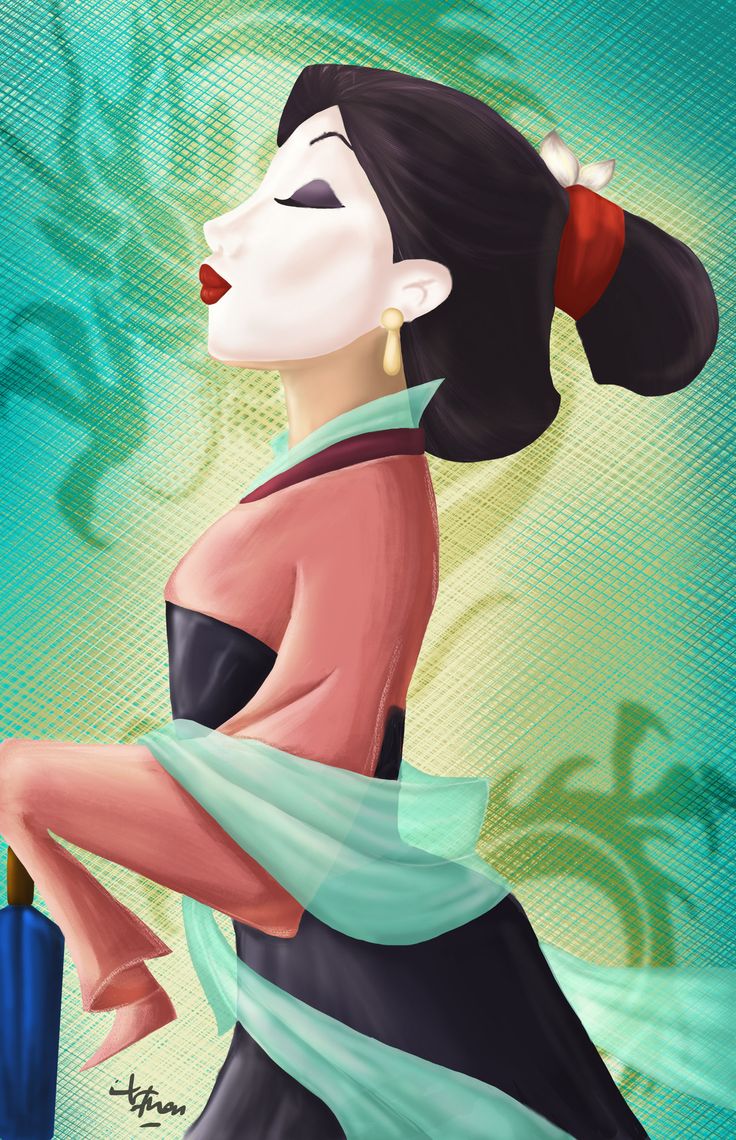 736x1140 221 Best Mulan Images On Childhood, Disney Princes - Mulan Painting