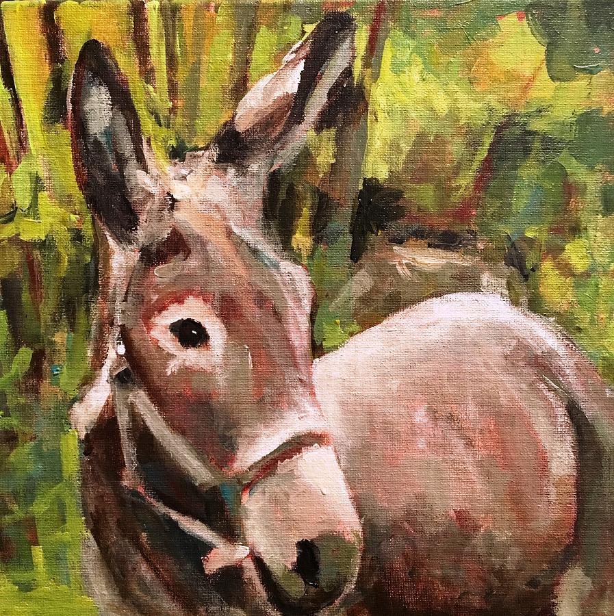 897x900 Mule Day Painting By Susan Elizabeth Jones - Mule Painting