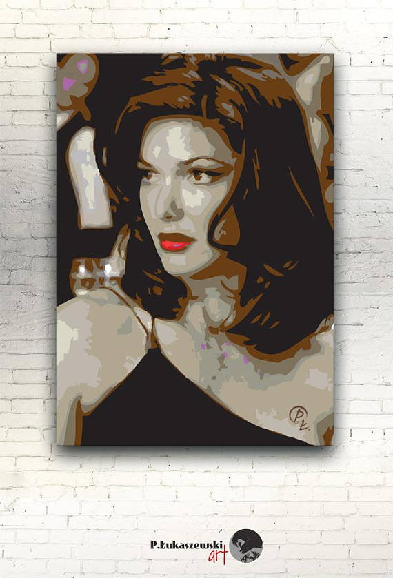 570x839 Mulholland Drive Canvas 16x12 Artwork Print - Mulholland Drive Painting