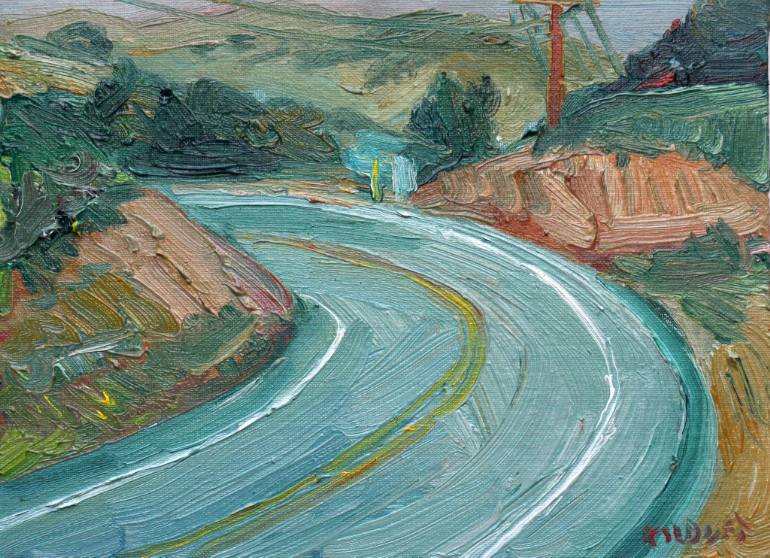 770x558 Saatchi Art Mulholland Drive Painting By John Kilduff - Mulholland Drive Painting