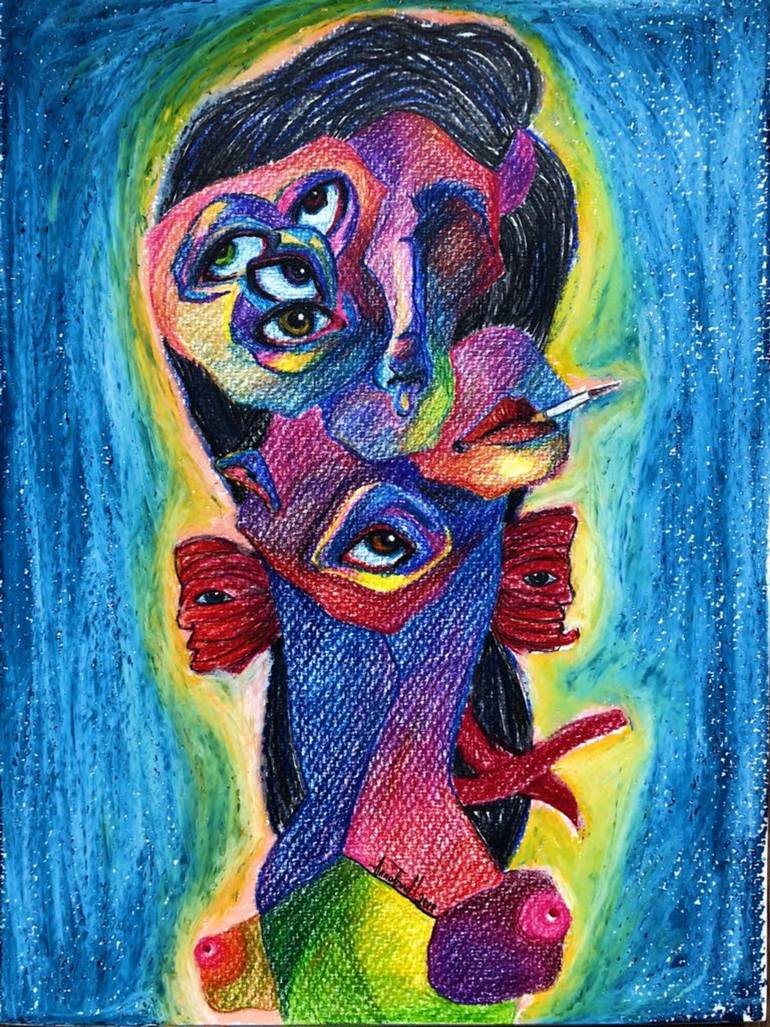 770x1027 Saatchi Art Overnight Ride Along Mulholland Drive Painting By - Mulholland Drive Painting