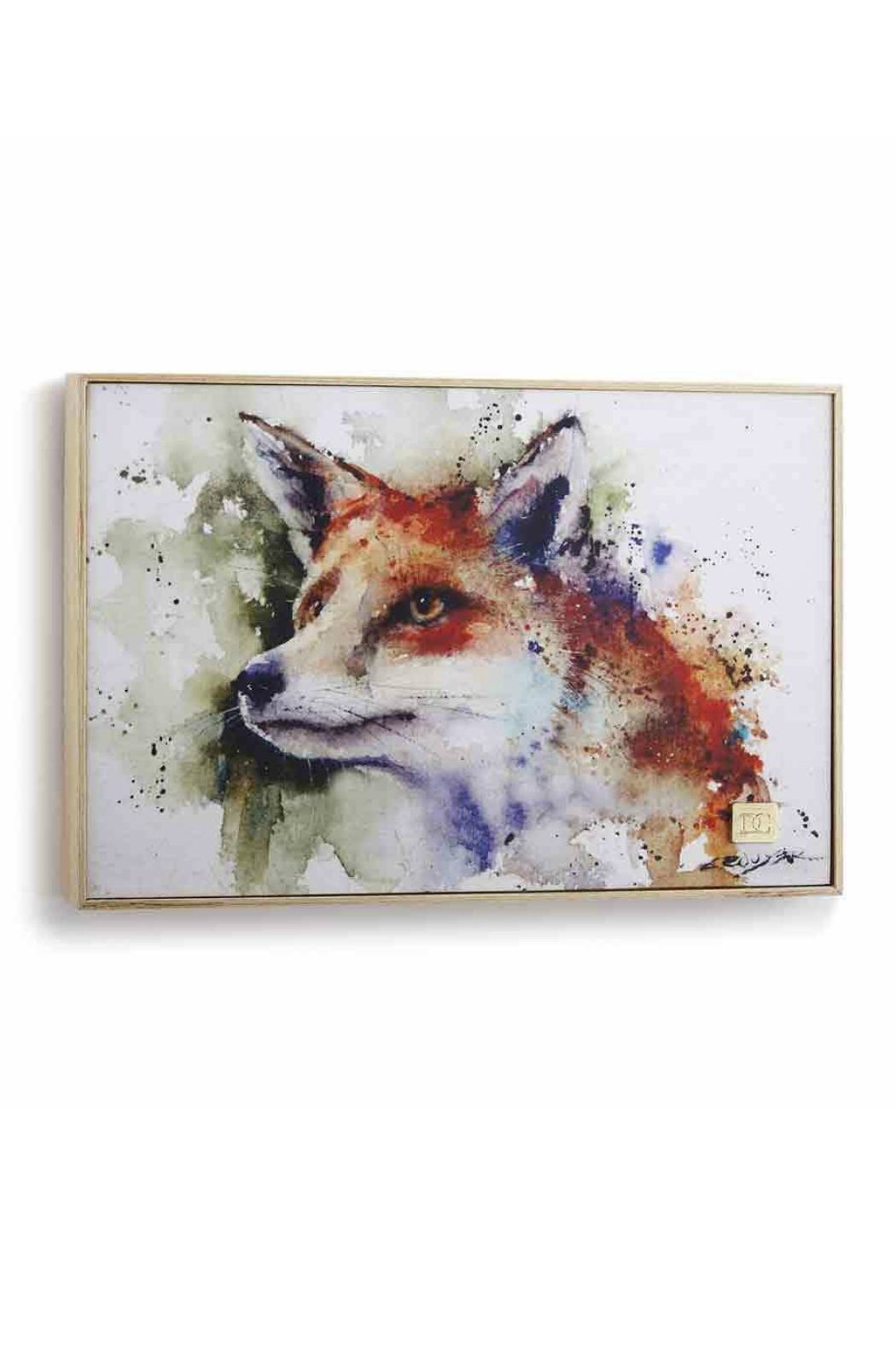 1050x1575 Demdaco Fox Wall Art From Kentucky By The Mole Hole Of Somerset - Multi Color Fox Painting