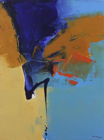 400x537 Multicolor Abstract Painting From Java - Multicolor Abstract Painting