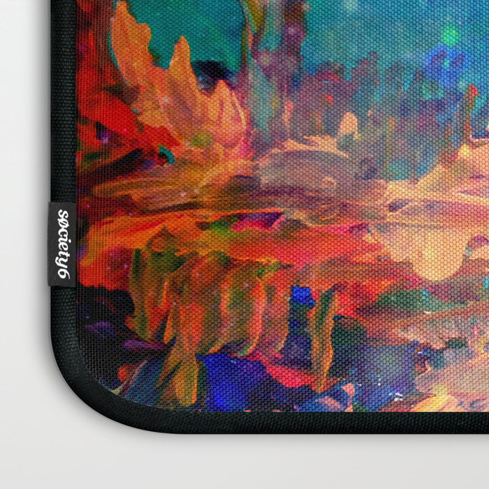 700x700 Welcome To Utopia Bold Rainbow Multicolor Abstract Painting Forest - Multicolor Abstract Painting