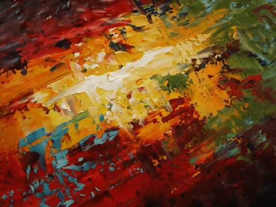 570x428 Painting Multicolor Abstract Painting Abstract By Jolinaanthony - Multicolor Abstract Painting