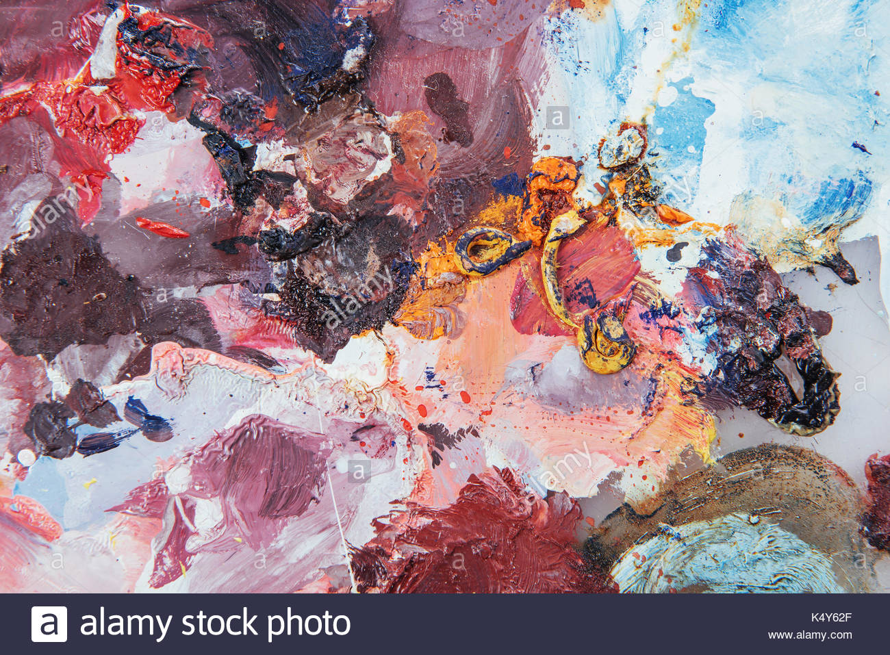 1300x957 Abstract Art Background. Oil Painting On Canvas. Multicolored - Multicolor Abstract Painting