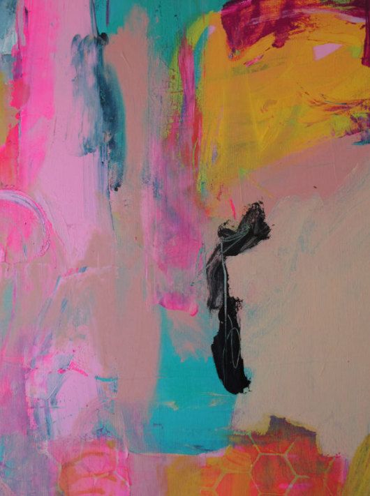 530x711 Large Abstract Painting, Multicolor Abstract Art, Modern Art - Multicolor Abstract Painting