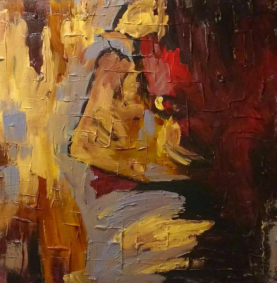 881x900 Mum Painting By Mary Schellert - Mum Painting