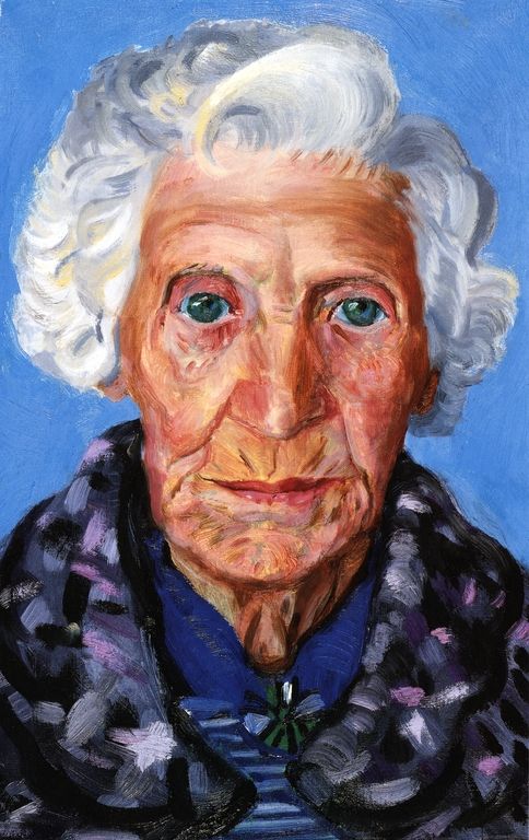 484x768 David Hockney (British, 1937) - Mum Painting