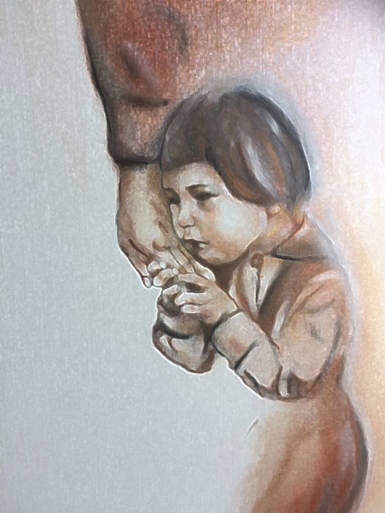 770x1027 Saatchi Art Mum Painting By Nina Arianna - Mum Painting