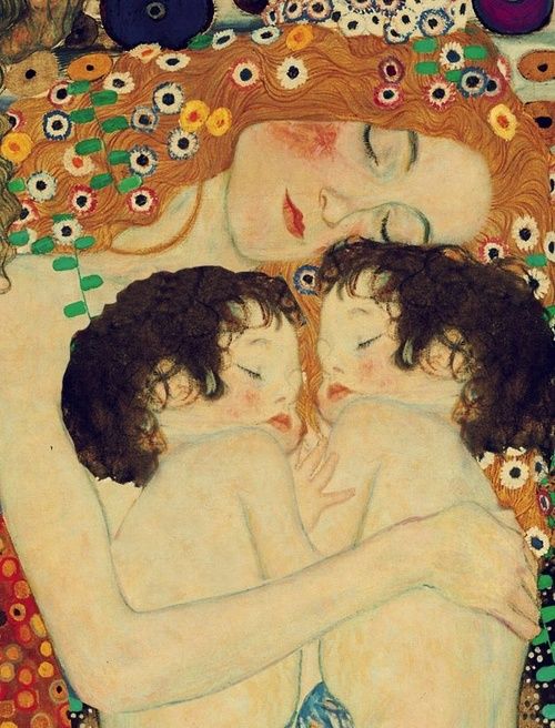 500x656 The Best Paintings Of The Great Gustav Klimt Klimt - Mum Painting