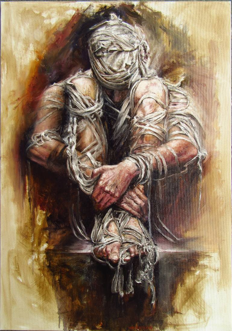 770x1100 Saatchi Art Mummy Painting By Igor Nawrotskyi - Mummy Painting