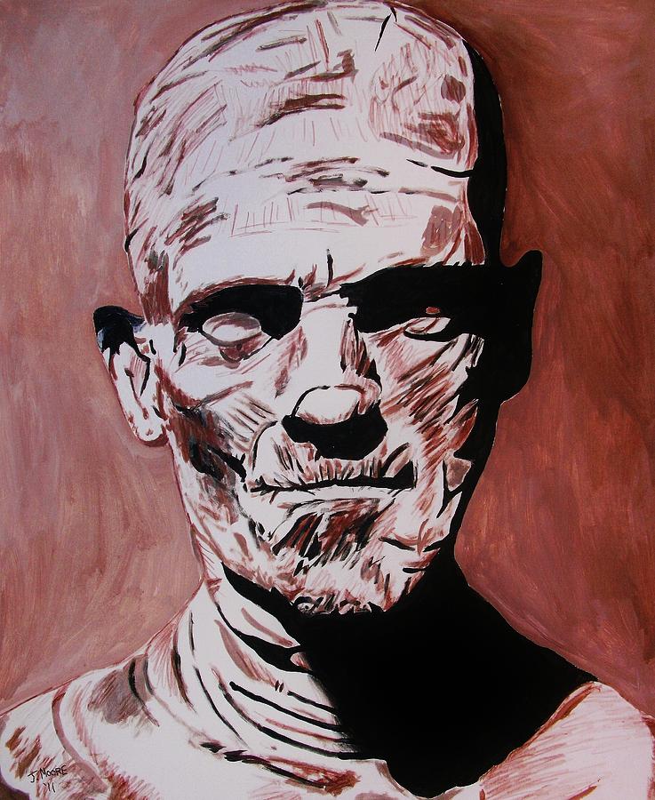 737x900 The Mummy Painting By Jeremy Moore - Mummy Painting