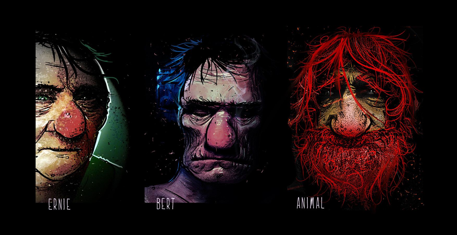 1754x903 Muppets I'Ve Painted So Far. - Muppets Painting
