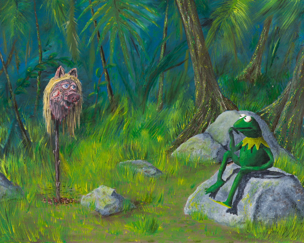999x800 The Muppets' Lord Of The Flies - Muppets Painting