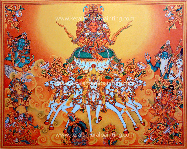 750x597 Kerala Mural Paintings - Mural Painting