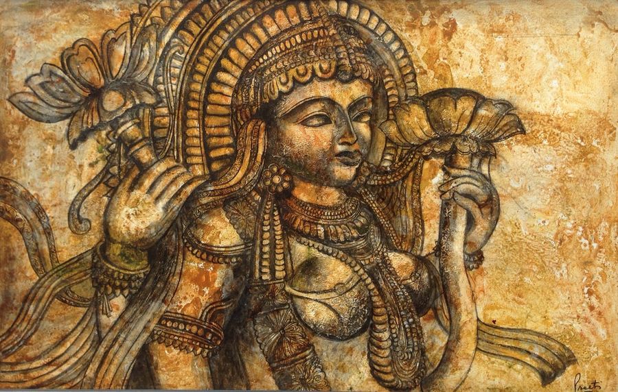 900x572 Mural Painting By Artist Preeti Maheshwari - Mural Painting