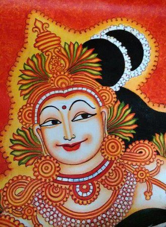 329x450 16 Best Kerala Mural Painting Images On Mural Art - Mural Painting Images