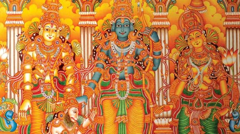 800x448 Painter Tries To Revive Dying Art Of Mural Painting In Temples - Mural Painting Images