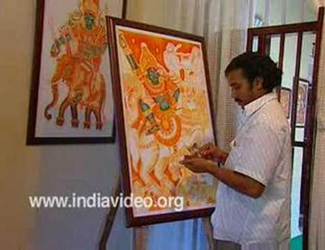468x360 Training Mural Paintings In Kerala, India - Mural Painting In India