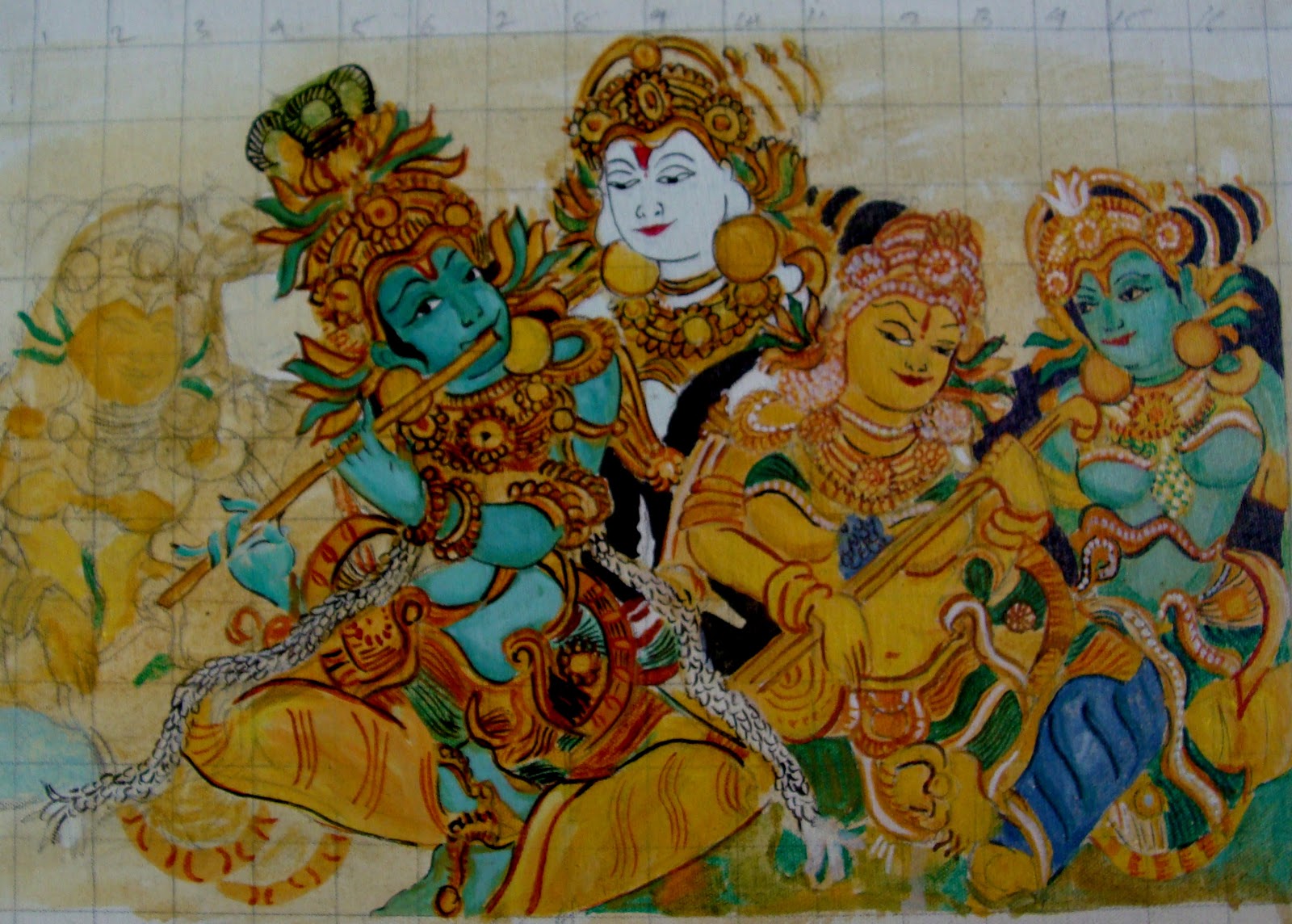 1600x1144 Frames Amp Paints Mural Paintings - Mural Painting In India