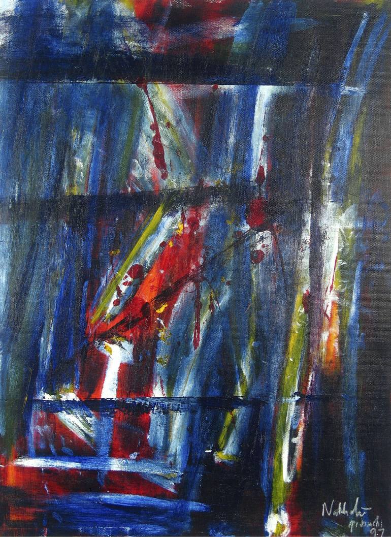 770x1057 Saatchi Art Happy Murder Painting By Nathalie Gribinski - Murder Painting