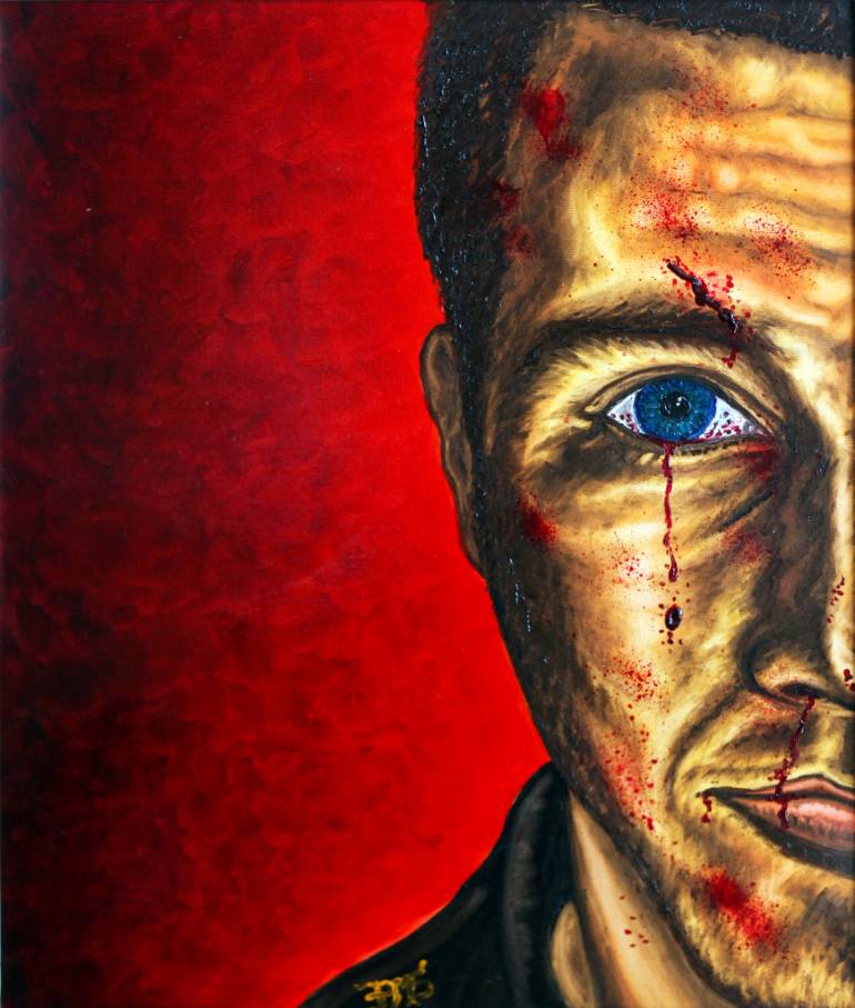770x907 Saatchi Art Murder Painting By Preston M Smith Pms - Murder Painting
