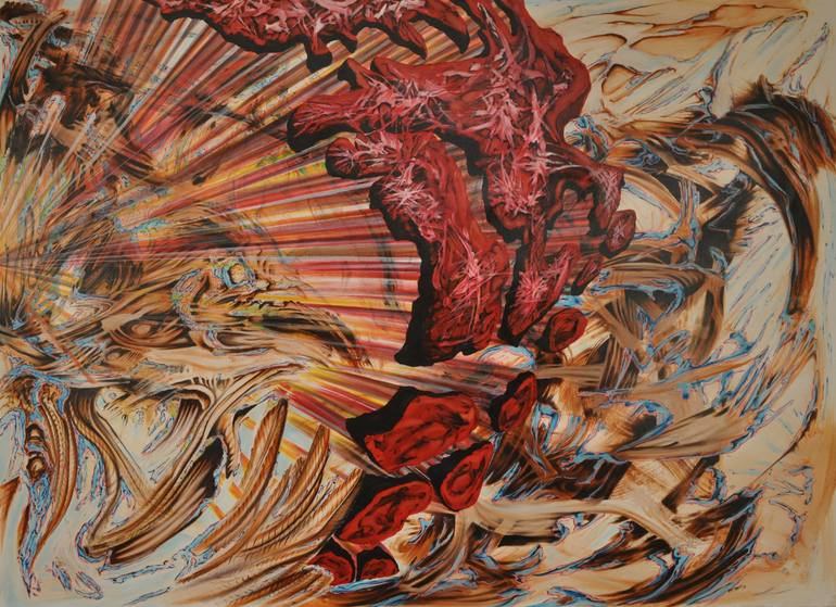 770x559 Saatchi Art Murder Scene Painting By Tom Cross - Murder Painting