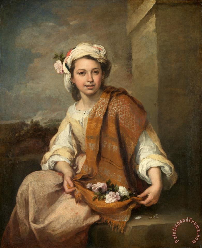 781x960 Bartolome Esteban Murillo The Flower Girl Painting - Murillo Painting