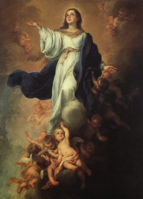 503x700 Murillo Oil Painting Assumption Of The Virgin - Murillo Painting