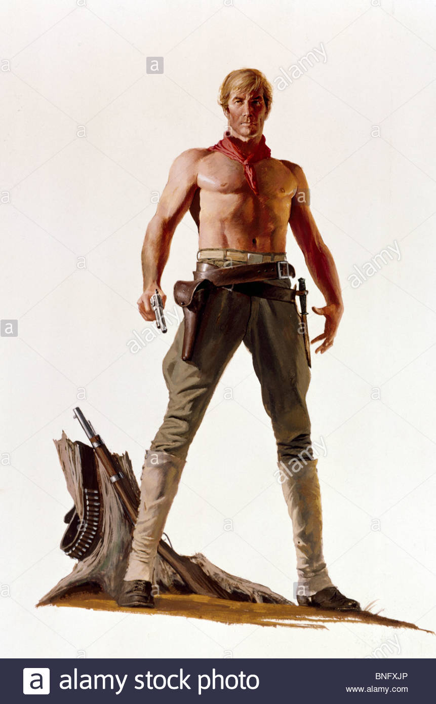 861x1390 Portrait Of Shirtless Cowboy, Oil Painting Stock Photo 30468334 - Muscle Man Painting