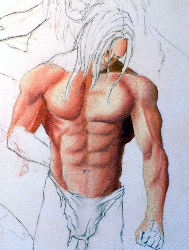606x800 Butch Griz Painting Blog Butch Griz Is An Artist Blogging About - Muscle Painting