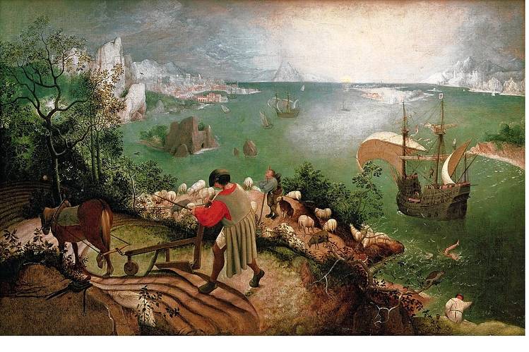 749x499 Art's Lessons, Filtered Through Verse - Musee Des Beaux Arts Painting