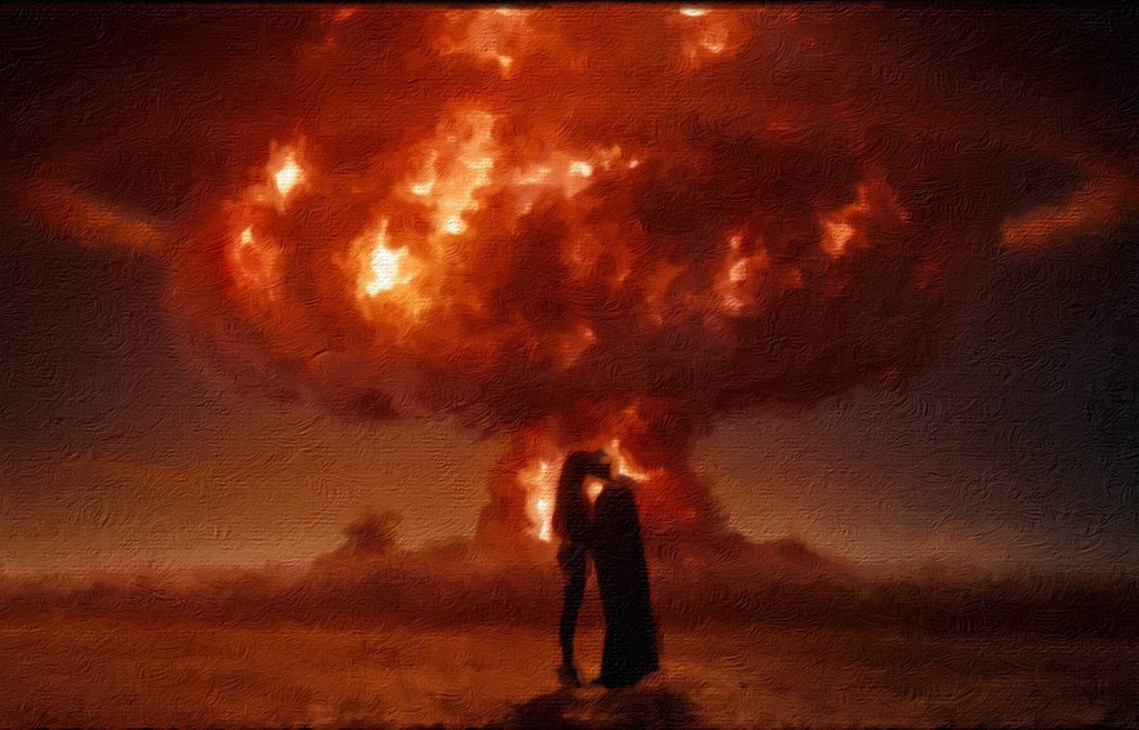 1024x657 The Watchmen - Mushroom Cloud Painting
