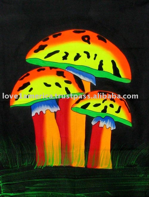 500x658 Mushroom Paintings - Mushroom Painting
