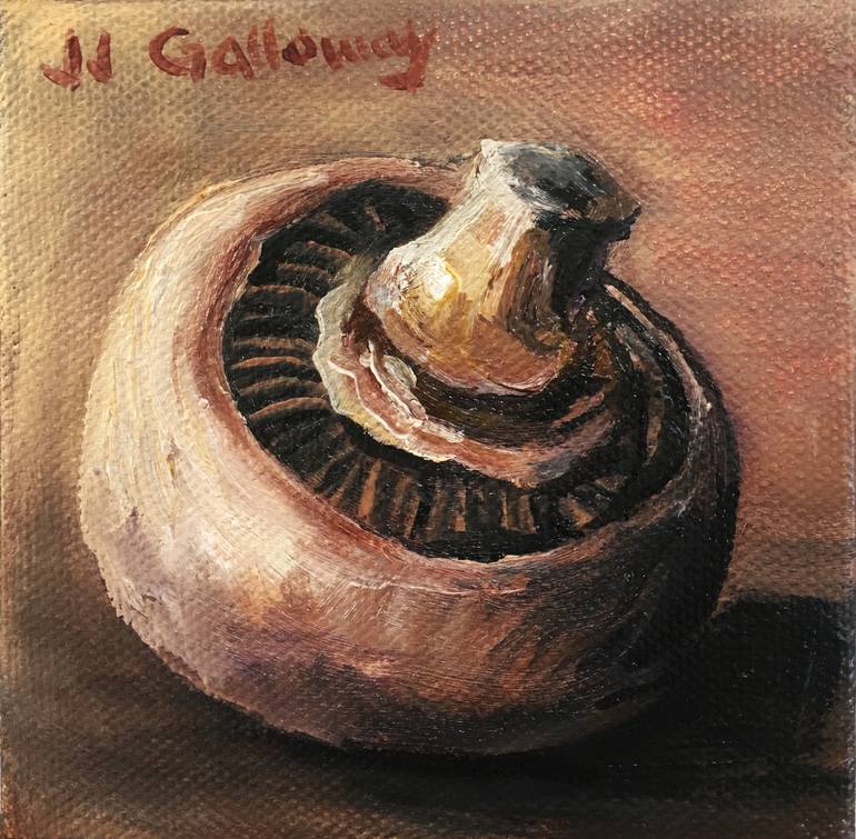 770x755 Saatchi Art Mushroom - Mushroom Painting