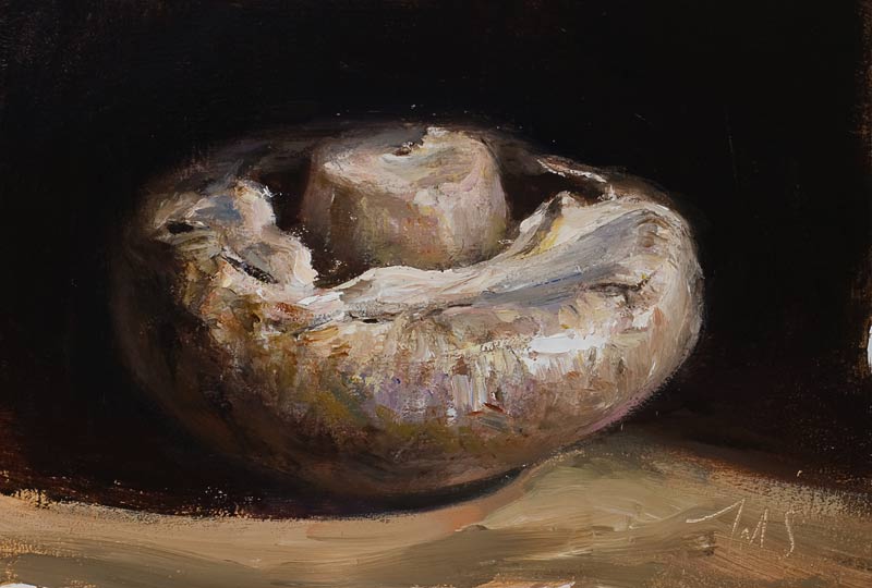 800x540 Daily Paintings Mushroom Postcard From Provence - Mushroom Painting