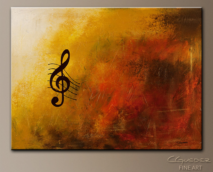 743x600 Abstract Art Paintings - Music Abstract Painting