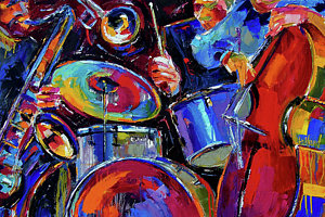 300x200 Abstract Music Paintings Fine Art America - Music Abstract Painting