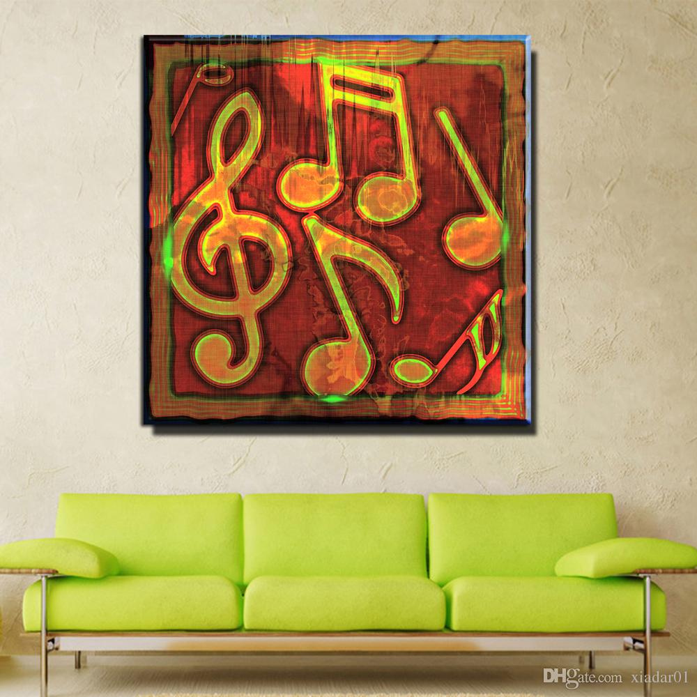 Music Note Canvas Painting at Explore collection