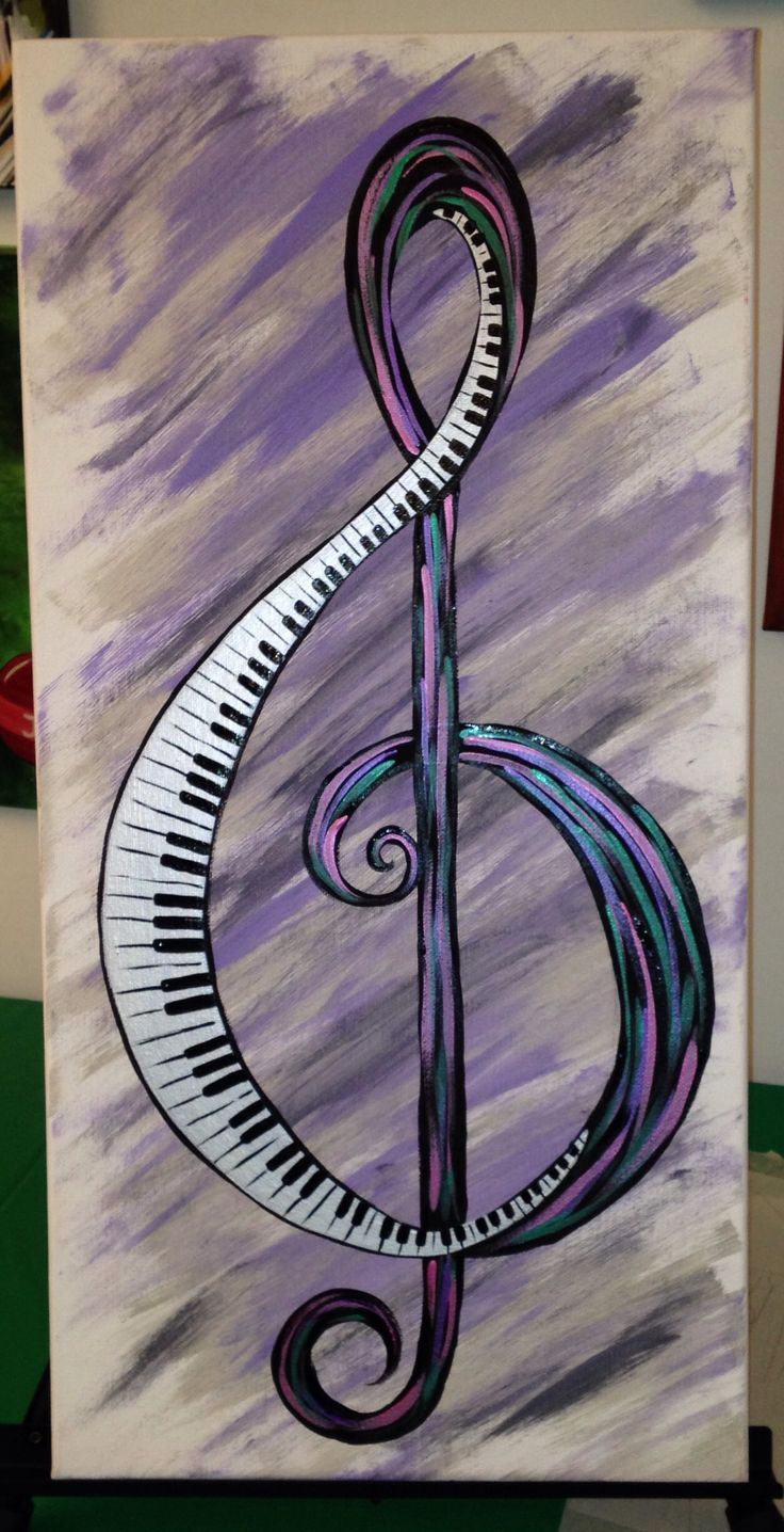 736x1436 Vip Paints Byob Painting And Wine Painting Classes Private - Music Note Painting