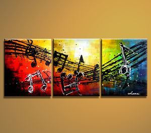 300x265 Buy Swing To The Melody By Community Artists Group@ Rs. 5990. Code - Music Note Painting