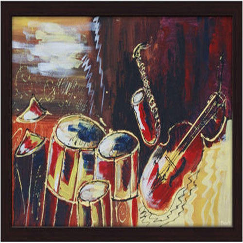 500x500 Music Oil Painting - Music Oil Painting
