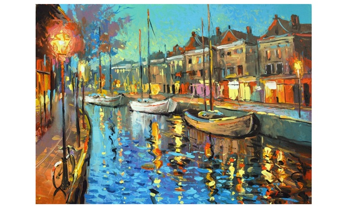 700x420 Nights Music - Music Oil Painting