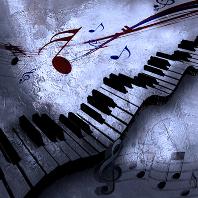 820x820 Free Shipping Beautiful Hand Painted Oil Painting Music Art - Music Painting