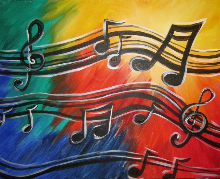 736x599 206 Best Images On Music - Music Painting