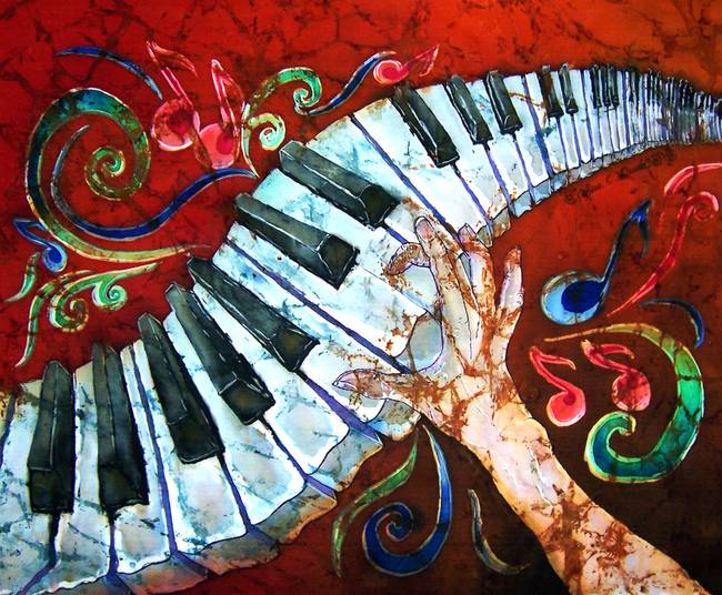 650x536 Stunning Musical Notes Artwork For Sale On Fine Art Prints - Musical Painting